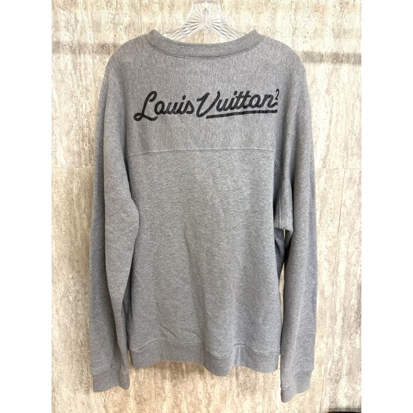 Louis Vuitton Gray Cotton Sweatshirt XXL Japan Exclusive - Picture 2 of 13